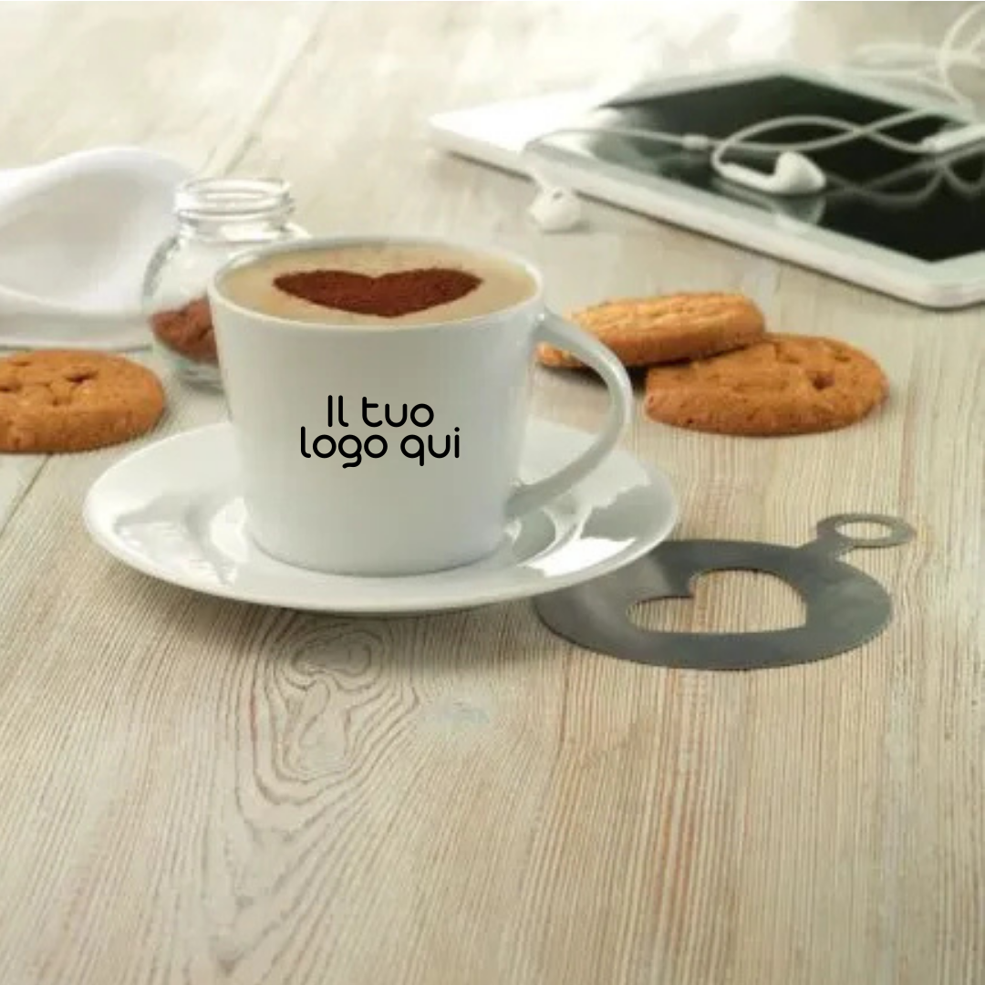 Tazzina da cappuccio in porcellana con piattino 5,50€ cad.