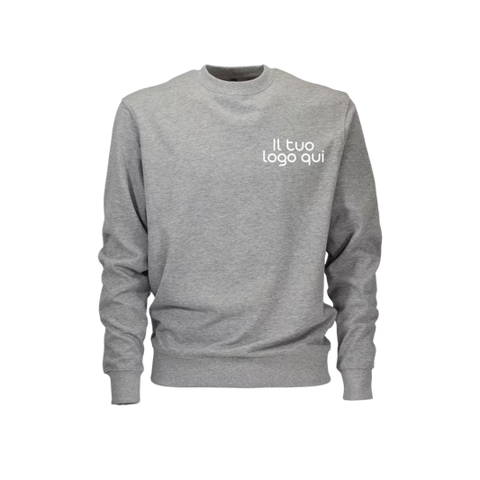 Felpa girocollo unisex felpata Blu/Grigia da 9,00€ Cad. + IVA