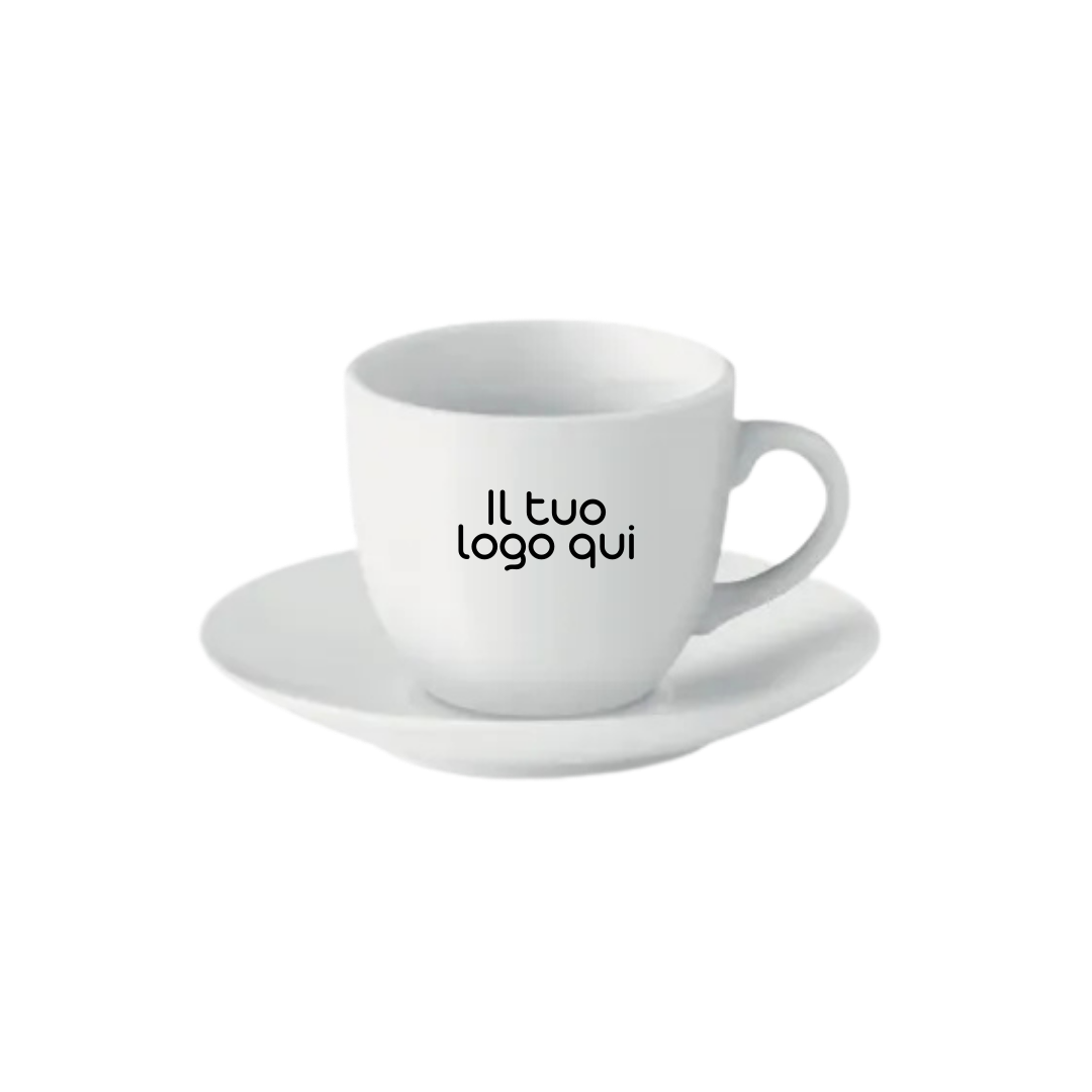 Tazzina da caffè in porcellana con piattino 4,50€ cad.